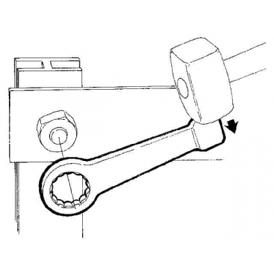 Klucz oczkowy udarowy 24mm TengTools