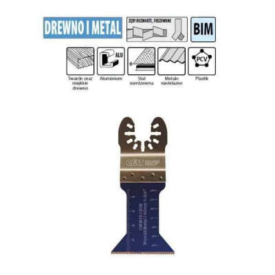 Brzeszczot wgłębny multitool 45mm Drewno/Metal 50szt. CMT
