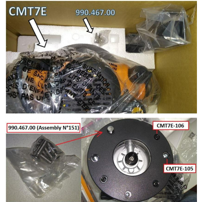 Frezarka górnowrzecionowa CMT7E 2400W CMT