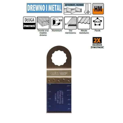 Brzeszczot wgłębny 35mm Drewno/Metal Fein Festool CMT