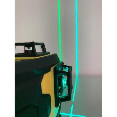 Laser krzyżowy niebieski 4x360° Nivel System CL4D-B + statyw