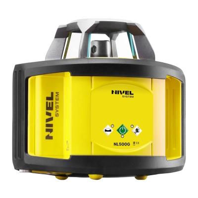 Niwelator laserowy zielony Nivel System NL500G Digital + statyw i łata