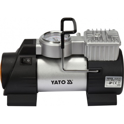 Kompresor samochodowy mini z lampą LED 12V 180W Yato