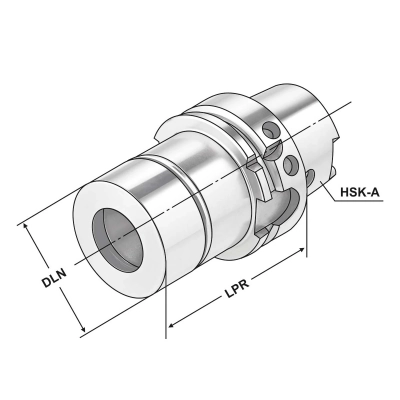 Oprawka narzędziowa precyzyjna HSK-A 63 ER32 (2-20mm) A=200mm DIN 69893