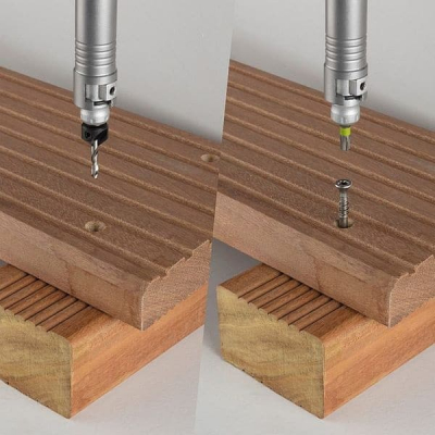 Zestaw akcesoriów FLIP BIT do konstrukcji drewnianych 10el. WOLFCRAFT