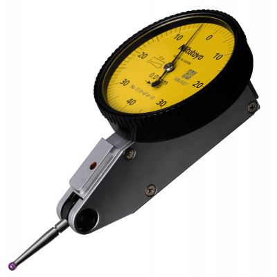 Czujnik zegarowy dźwigniowo-zębaty 0,8mm 0-40-0 podziałka 0,01 z rubinową końcówką