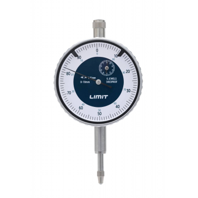 Czujnik zegarowy pomiarowy 0-10mm udaroodporny Limit