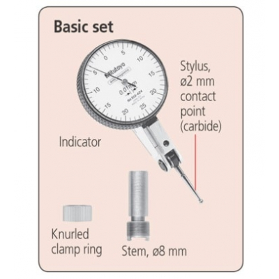 Czujnik zegarowy dźwigniowo-zębaty 1mm 0-50-0 podziałka 0,01
