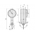 Czujnik zegarowy dźwigniowy 0,8mm / 0,01mm (diatest)