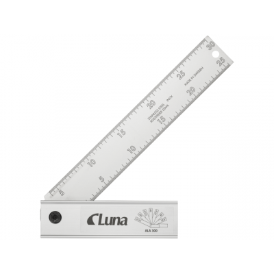 Kątownik nastawny aluminiowy ALA 30cm Luna