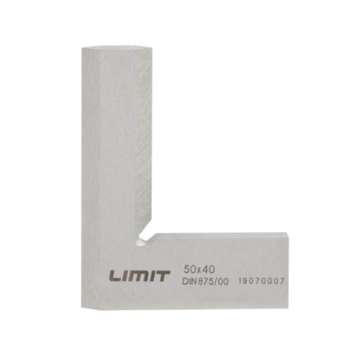 Kątownik ślusarski krawędziowy precyzyjny DIN 875/00 50x40mm Limit