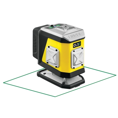 Laser krzyżowy zielony 1x360° Nivel System CL1G + statyw, łata i czujnik