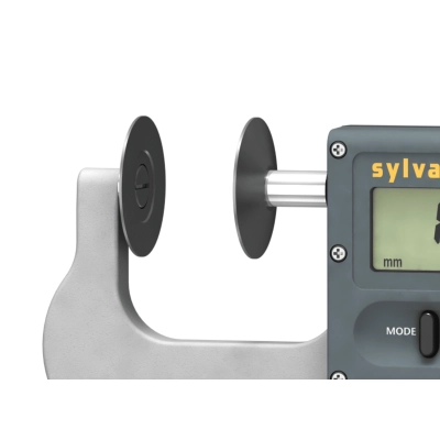 Mikrometr cyfrowy 66-102mm S_Mike Pro kształt dysku Ø25mm Sylvac IP67
