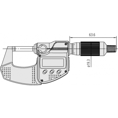 Mikrometr 25-50mm IP65 w bębnie