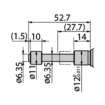 MITUTOYO Głowica mikrometryczna DIGIMATIC IP65 0-25mm