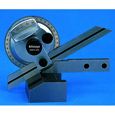 Kątomierz precyzyjny nastawny z lupą 150mm 60° i 45°