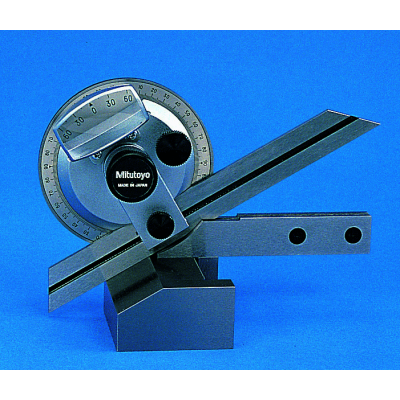 Kątomierz precyzyjny nastawny z lupą 150mm 60° i 45°