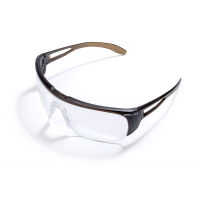 Okulary ochronne Zekler 76 brązowe/przezroczyste