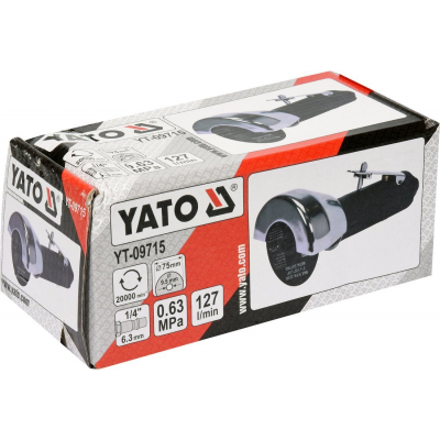Szlifierka kątowa pneumatyczna 75mm | YT-09715 Yato