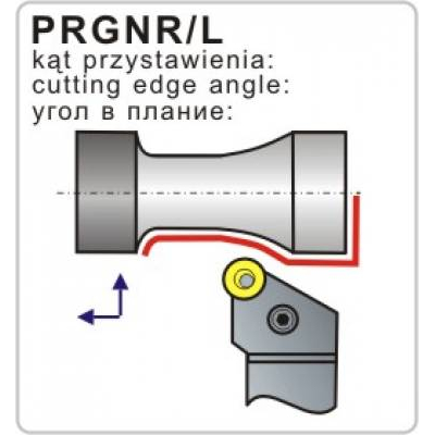 Nóż tokarski składany PRGNL 2525-12K Płytka RN..120400