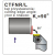 Nóż tokarski składany CTFNR 2020-16 90º Płytka TN..1604