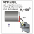 Nóż tokarski składany PTFNR 2525-16K 90º Płytka TN..1604