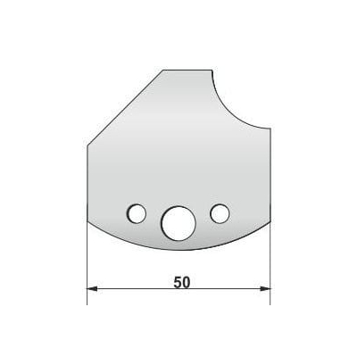 Płytka profilowana nóż HSS 50mm -wzór 2