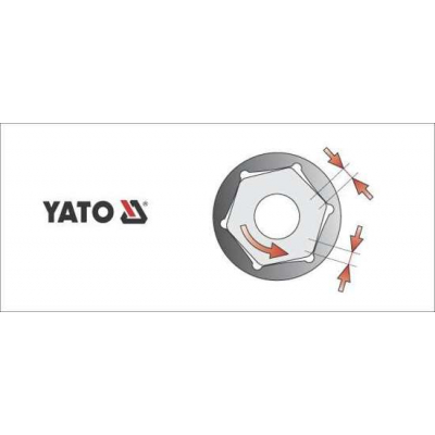 Nasadka sześciokątna, długa 1/4 6 mm YT-1417 Yato