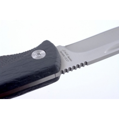 Nóż składany z rękojeścią z gumy EKA