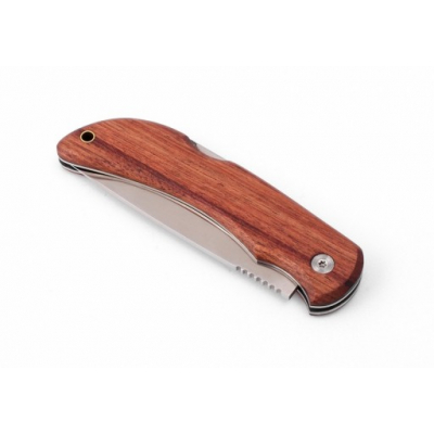 Nóż składany rękojeść z olejonego drewna Swede 10 Wood