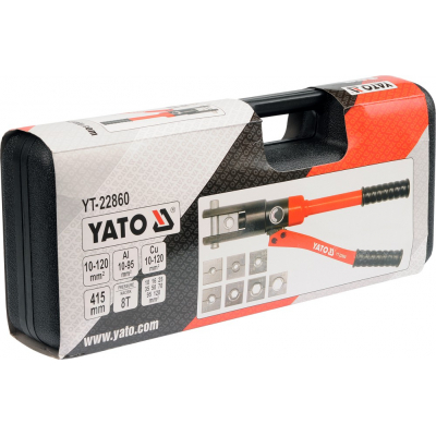 Ręczna praska hydrauliczna 10-120mm2 Yato