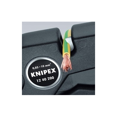 Szczypce samonastawne do ściągania izolacji KNIPEX 12 40 200