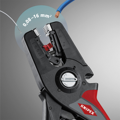 KNIPEX Ściągacz izolacji PreciStrip16 0,08-16mm2 12 52 195