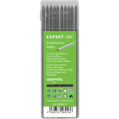 Wkłady grafitowe do ołówka automatycznego EXPERT DRY 10szt.