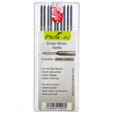 Ołówek automatyczny Pica-Dry Longlife + 10 wkładów grafitowych 2B