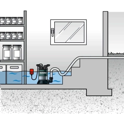 Pompa zanurzeniowa do wody czystej TP 8000 S Metabo