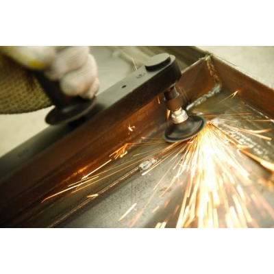 Przystawka satyniarka do drewna i metalu na kątówkę 125mm ściernice trzpieniowe