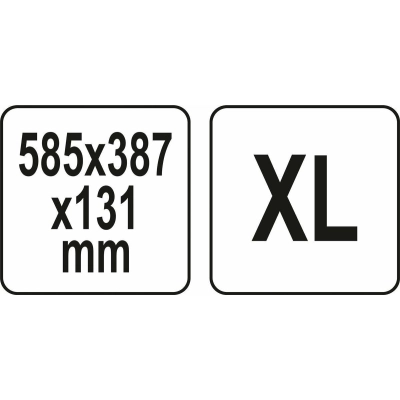 Organizer systemowy XL - 12 wyjmowanych pojemników 585x387x131mm