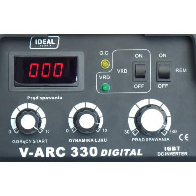 IDEAL Spawarka inwertorowa V-ARC 330 IGBT DIGITAL VRD +ACX